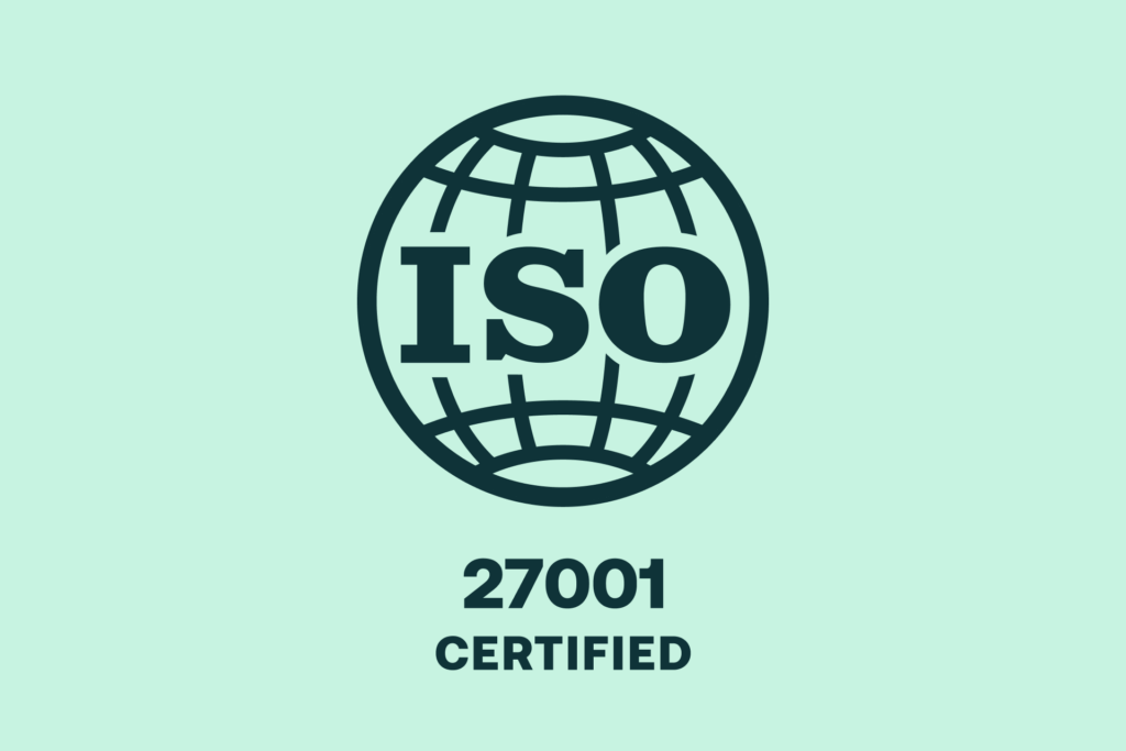 ISO 27001 certified