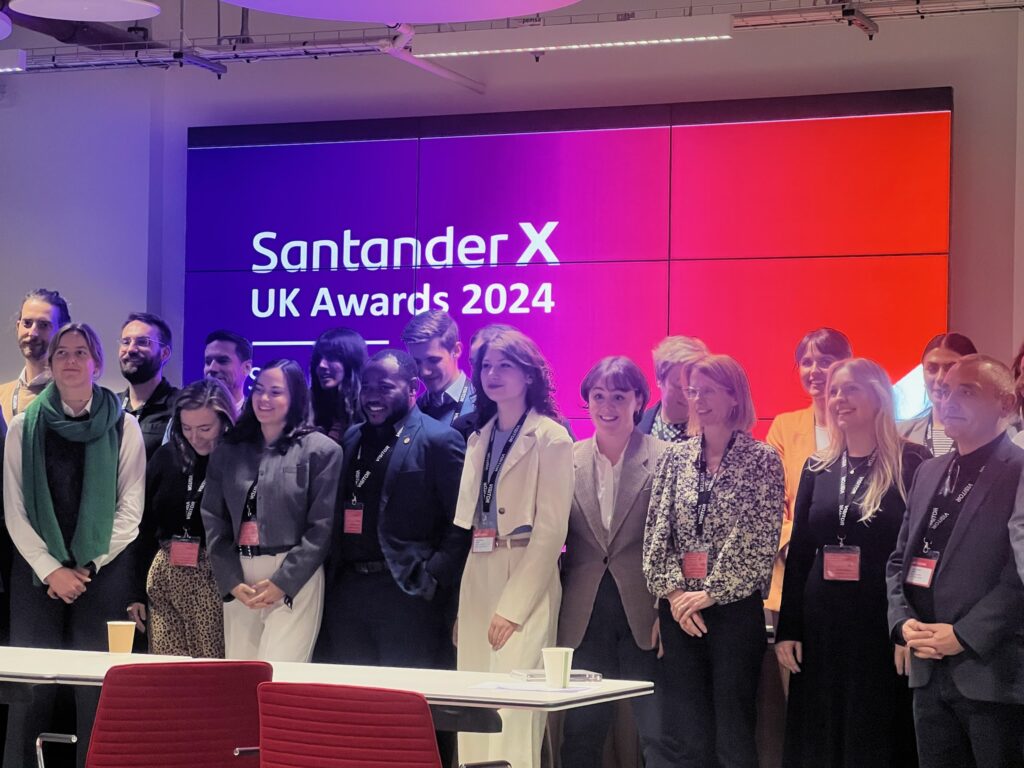 Chloe in the line-up of semi-finalists for the Santander X UK awards 2024