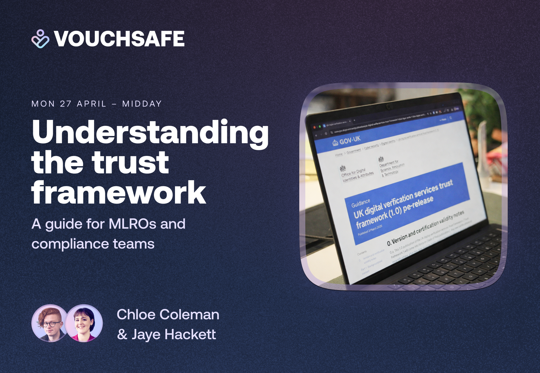 Webinar: Understanding the trust framework – Vouchsafe